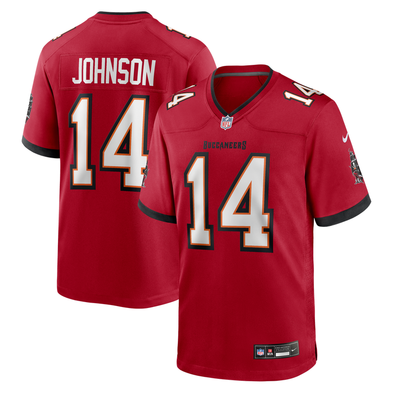 Brad Johnson Tampa Bay Buccaneers Football Jersey, Red Game Sportswear Jersey Shirt, Lightweight Breathable Athletic Jersey, Casual Gift for Men