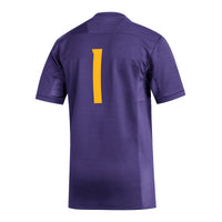 ECU Pirates Football Jersey, Purple Replica Sportswear Jersey Shirt, Lightweight Breathable Athletic Jersey, Casual Gift for Men
