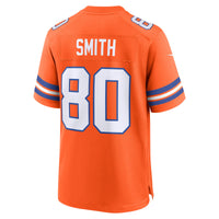 Rod Smith Denver Broncos Football Jersey, Orange Game Sportswear Jersey Shirt, Lightweight Breathable Athletic Jersey, Casual Gift for Men