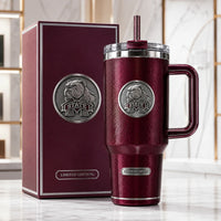 Maroon and Metal - MSST Bulldog Crest Tumbler
