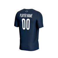 Penn State Nittany Lions Soccer Jersey, Navy Lightweight Sportswear Jersey Shirt, Lightweight Breathable Athletic Jersey, Casual Gift for Men