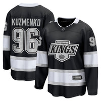 Andrei Kuzmenko Los Angeles Kings Hockey Jersey, Black Breakaway Sportswear Jersey Shirt, Long Sleeve Hockey Sweater Jersey, Casual Gift for Men