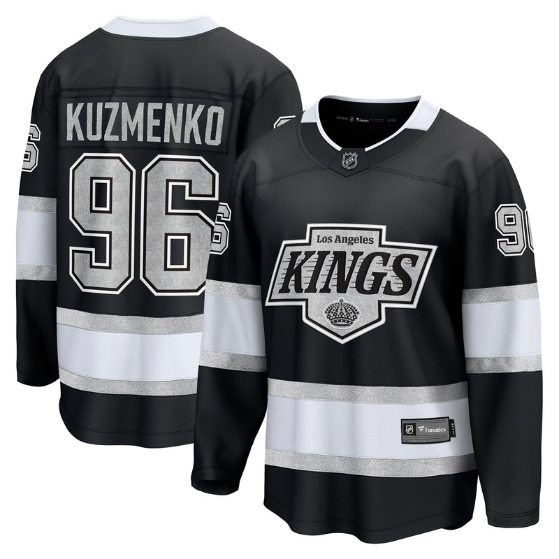 Andrei Kuzmenko Los Angeles Kings Hockey Jersey, Black Breakaway Sportswear Jersey Shirt, Long Sleeve Hockey Sweater Jersey, Casual Gift for Men