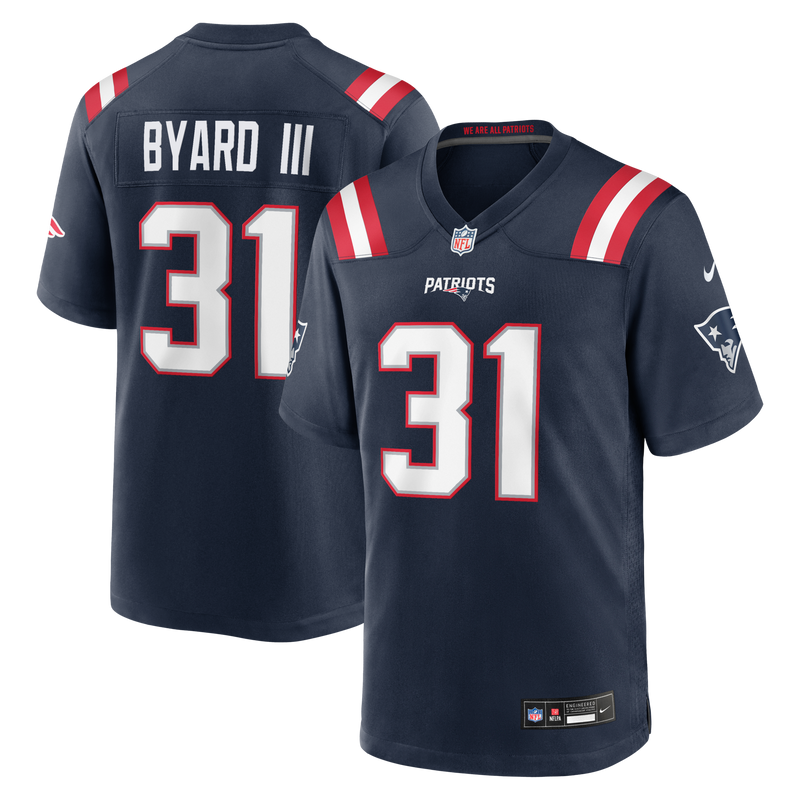 Kevin Byard III New England Patriots Football Jersey, Navy Sportswear Jersey Shirt, Lightweight Breathable Athletic Jersey, Casual Gift for Men