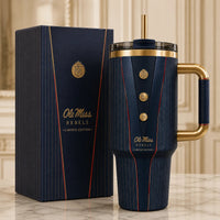 MISS Tailored - Navy Crest and Gold Trim Tumbler