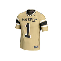 Wake Forest Demon Deacons Football Jersey, Gold Fashion Sportswear Jersey Shirt, Lightweight Breathable Athletic Jersey, Casual Gift for Men