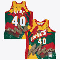 Seattle Supersonics Basketball Jersey, Green Swingman Sportswear Jersey Shirt, Sleeveless Athletic Tank Jersey, Casual Gift for Men