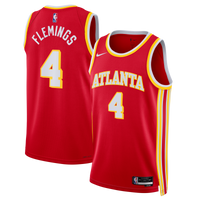 Kingston Flemings Atlanta Hawks Basketball Jersey, Red Swingman Sportswear Jersey Shirt, Sleeveless Athletic Tank Jersey, Casual Gift for Men