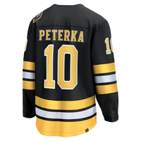 JJ Peterka Boston Bruins Hockey Jersey, Black Breakaway Home Sportswear Jersey Shirt, Long Sleeve Hockey Sweater Jersey, Casual Gift for Men