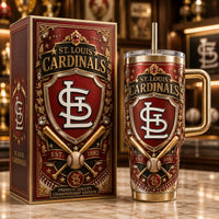 STL Crest in Gold and Crimson - Heritage Tumbler