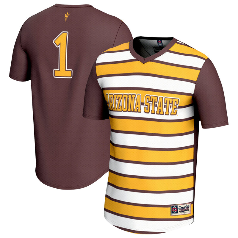 Arizona State Sun Devils Soccer Jersey, Sportswear Jersey Shirt, Lightweight Breathable Athletic Jersey, Casual Gift for Men, Style 203658733