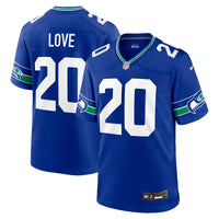 Julian Love Seattle Seahawks Football Jersey, Royal Game Sportswear Jersey Shirt, Lightweight Breathable Athletic Jersey, Casual Gift for Men