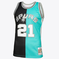San Antonio Spurs Basketball Jersey, Black/Teal Sportswear Jersey Shirt, Sleeveless Athletic Tank Jersey, Casual Gift for Men, Style 204329824