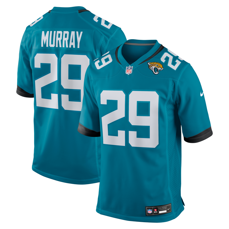 Eric Murray Jacksonville Jaguars Football Jersey, Teal Game Sportswear Jersey Shirt, Lightweight Breathable Athletic Jersey, Casual Gift for Men