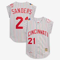 Deion Sanders Cincinnati Reds Baseball Jersey, Gray Sportswear Jersey Shirt, Lightweight Breathable Athletic Jersey, Casual Gift for Men