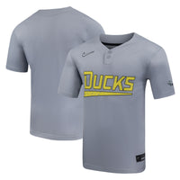 Oregon Ducks Softball Jersey, Gray Limited Sportswear Jersey Shirt, Lightweight Breathable Athletic Jersey, Casual Gift for Men