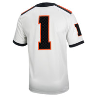 Oregon State Beavers Football Jersey, White Replica Sportswear Jersey Shirt, Lightweight Breathable Athletic Jersey, Casual Gift for Men