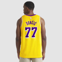Luka Doncic Los Angeles Lakers Basketball Jersey, Sportswear Jersey Shirt, Sleeveless Athletic Tank Jersey, Casual Gift for Men, Style 203110263