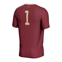 Charleston Cougars Soccer Jersey, Maroon Lightweight Sportswear Jersey Shirt, Lightweight Breathable Athletic Jersey, Casual Gift for Men