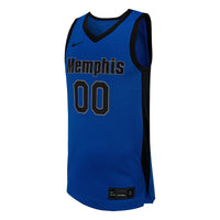 Memphis Tigers Basketball Jersey, Royal Replica Sportswear Jersey Shirt, Sleeveless Athletic Tank Jersey, Casual Gift for Men, Style 200398453