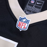 New Orleans Saints Football Jersey, Black Sportswear Jersey Shirt, Lightweight Breathable Athletic Jersey, Casual Gift for Men, Style 200637792