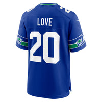 Julian Love Seattle Seahawks Football Jersey, Royal Game Sportswear Jersey Shirt, Lightweight Breathable Athletic Jersey, Casual Gift for Men