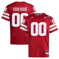 Nebraska Huskers Football Jersey, Scarlet Sportswear Jersey Shirt, Lightweight Breathable Athletic Jersey, Casual Gift for Men, Style 203320174