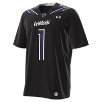 Northwestern Wildcats Football Jersey, Black Replica Sportswear Jersey Shirt, Lightweight Breathable Athletic Jersey, Casual Gift for Men