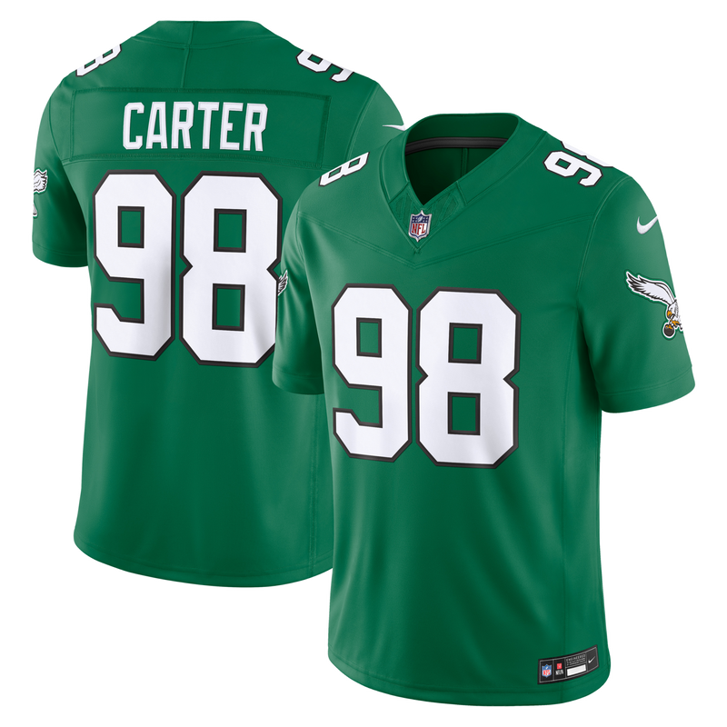 Jalen Carter Philadelphia Eagles Football Jersey, Kelly Sportswear Jersey Shirt, Lightweight Breathable Athletic Jersey, Casual Gift for Men