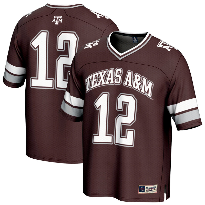 Texas A&M Aggies Football Jersey, Maroon Sportswear Jersey Shirt, Lightweight Breathable Athletic Jersey, Casual Gift for Men, Style 202219881