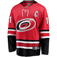 Carolina Hurricanes Hockey Jersey, Red Sportswear Jersey Shirt, Long Sleeve Hockey Sweater Jersey, Casual Gift for Men, Style 200723234