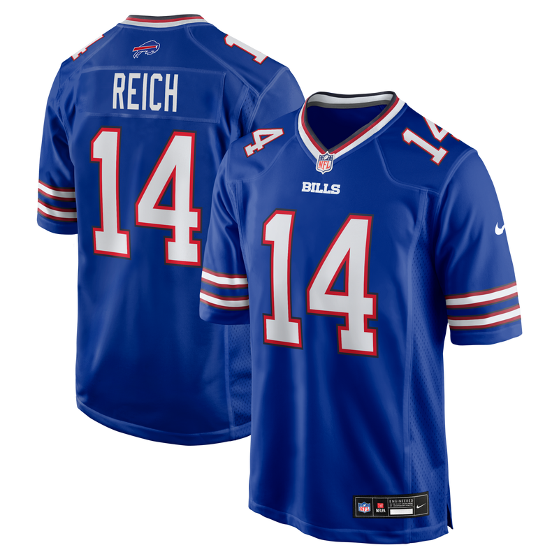 Frank Reich Buffalo Bills Football Jersey, Royal Game Sportswear Jersey Shirt, Lightweight Breathable Athletic Jersey, Casual Gift for Men