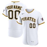 Pittsburgh Pirates Baseball Jersey, White Authentic Home Sportswear Jersey Shirt, Lightweight Breathable Athletic Jersey, Casual Gift for Men