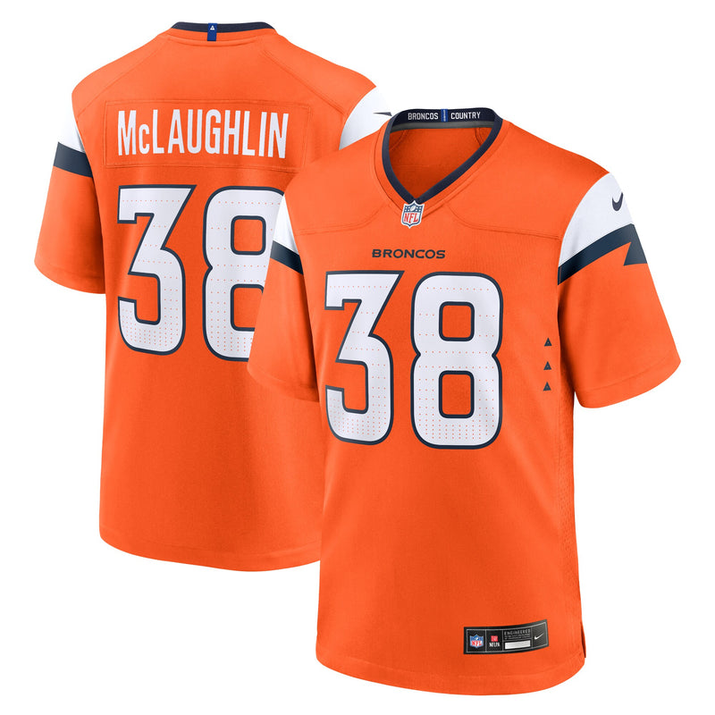 Jaleel McLaughlin Denver Broncos Football Jersey, Sportswear Jersey Shirt, Lightweight Athletic Jersey, Casual Gift for Men, Style 201037447