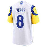 Jared Verse Los Angeles Rams Football Jersey, White Game Sportswear Jersey Shirt, Lightweight Breathable Athletic Jersey, Casual Gift for Men
