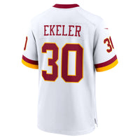 Austin Ekeler Washington Commanders Football Jersey, White Sportswear Jersey Shirt, Lightweight Breathable Athletic Jersey, Casual Gift for Men