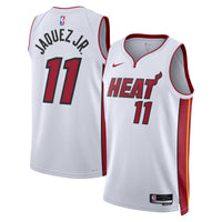 Jaime Jaquez Jr. Miami Heat Basketball Jersey, White Swingman Sportswear Jersey Shirt, Sleeveless Athletic Tank Jersey, Casual Gift for Men