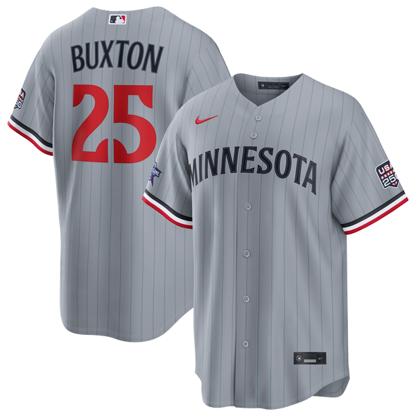2026 All-Star Game Minnesota Twins Byron Buxton Gray Replica Jersey