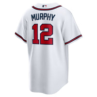 Sean Murphy Atlanta Braves Baseball Jersey, White Replica Sportswear Jersey Shirt, Lightweight Breathable Athletic Jersey, Casual Gift for Men