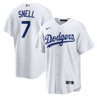 Blake Snell Los Angeles Dodgers Baseball Jersey, White Sportswear Jersey Shirt, Lightweight Breathable Athletic Jersey, Casual Gift for Men
