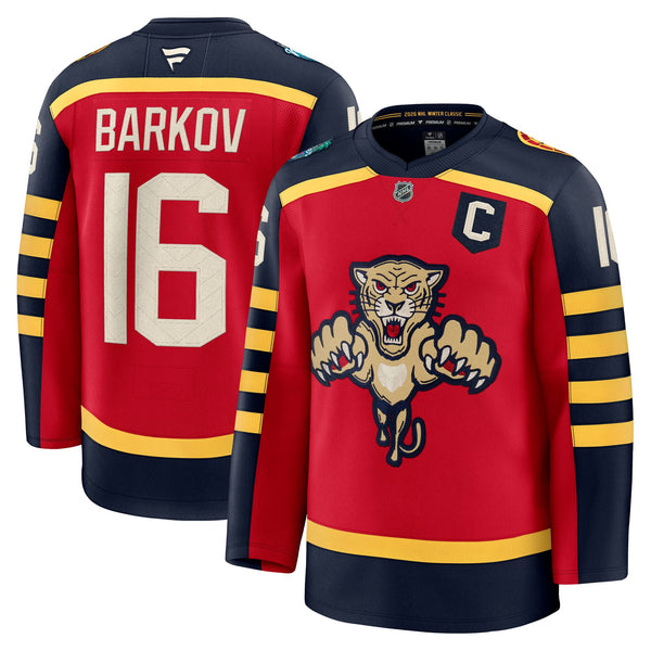Florida Panthers Aleksander Barkov Red 2026 NHL Winter Classic Premium Jersey