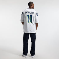 Jaxon Smith-Njigba Seattle Seahawks Football Jersey, White Sportswear Jersey Shirt, Lightweight Breathable Athletic Jersey, Casual Gift for Men