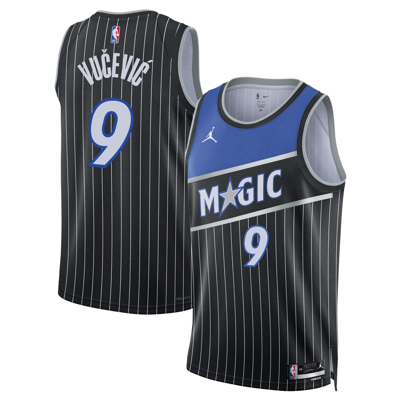 Nikola Vučević Orlando Magic Basketball Jersey, Black Sportswear Jersey Shirt, Sleeveless Athletic Tank Jersey, Casual Gift for Men