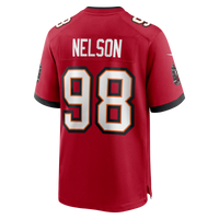 Anthony Nelson Tampa Bay Buccaneers Football Jersey, Red Sportswear Jersey Shirt, Lightweight Breathable Athletic Jersey, Casual Gift for Men
