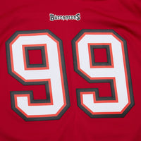Warren Sapp Tampa Bay Buccaneers Football Jersey, Red Sportswear Jersey Shirt, Lightweight Breathable Athletic Jersey, Casual Gift for Men