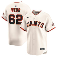 Logan Webb San Francisco Giants Baseball Jersey, Cream Sportswear Jersey Shirt, Lightweight Breathable Athletic Jersey, Casual Gift for Men