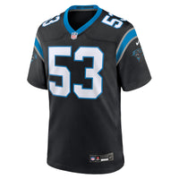 Claudin Cherelus Carolina Panthers Football Jersey, Black Sportswear Jersey Shirt, Lightweight Breathable Athletic Jersey, Casual Gift for Men