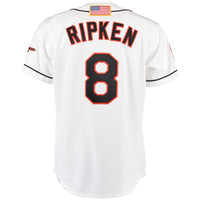 Cal Ripken Baltimore Orioles Baseball Jersey, White Sportswear Jersey Shirt, Lightweight Breathable Athletic Jersey, Casual Gift for Men