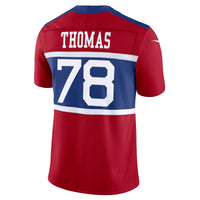 Andrew Thomas New York Giants Football Jersey, Red Limited Sportswear Jersey Shirt, Lightweight Breathable Athletic Jersey, Casual Gift for Men
