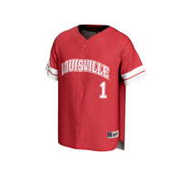 Louisville Cardinals Baseball Jersey, Red Sportswear Jersey Shirt, Lightweight Breathable Athletic Jersey, Casual Gift for Men, Style 202497515